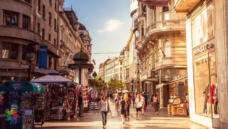 Belgrad Knez Mihailova Caddesi (Knez Mihailova Street)